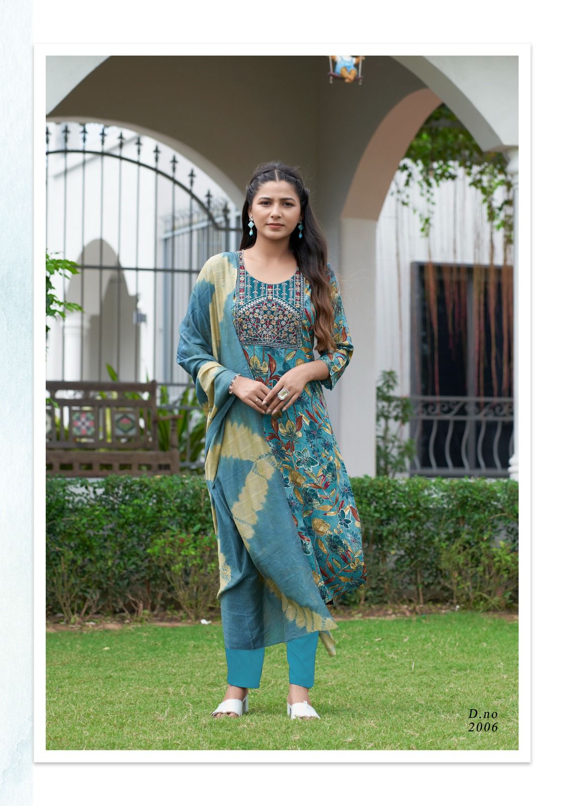 Sabri Vol 2 By Mystic 9 Rayon Printed Embroidery Kurti With Bottom Dupatta Wholesale Price In Surat